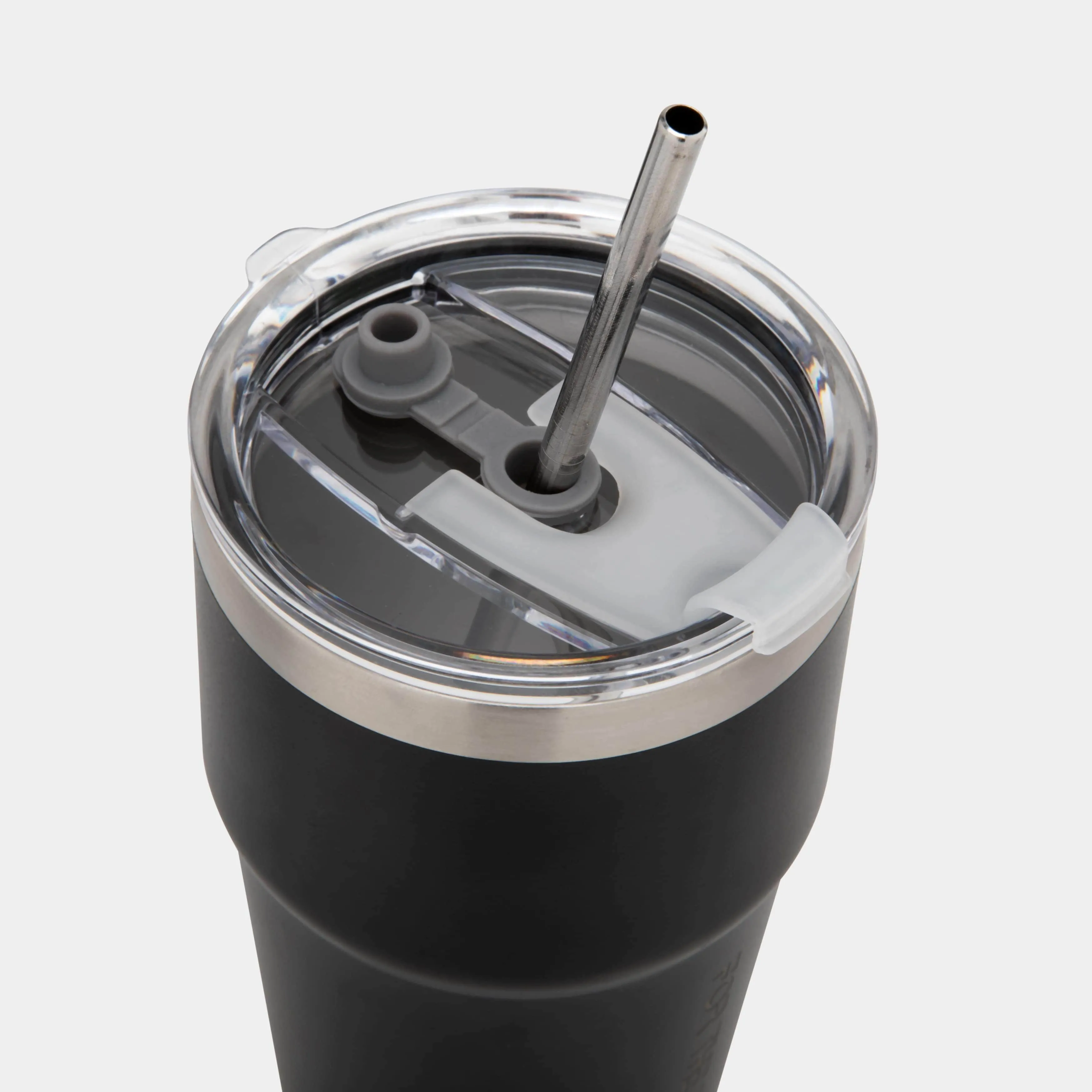 Coffee Cup with Steel Straw