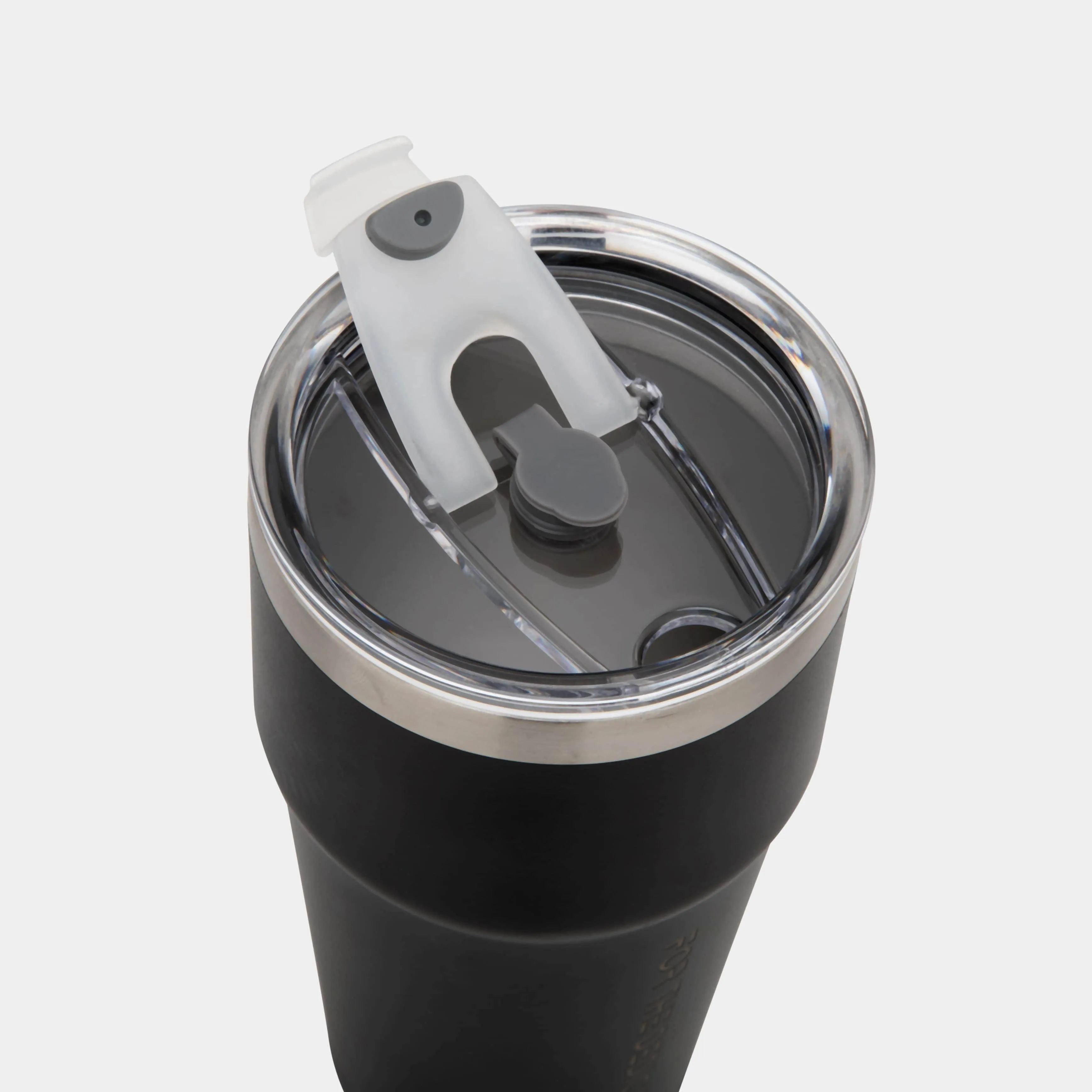 Coffee Cup with Steel Straw