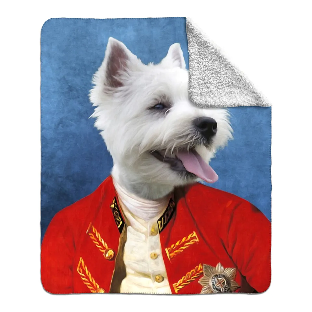 COMMANDER IN MISCHIEF - FLEECE SHERPA BLANKET