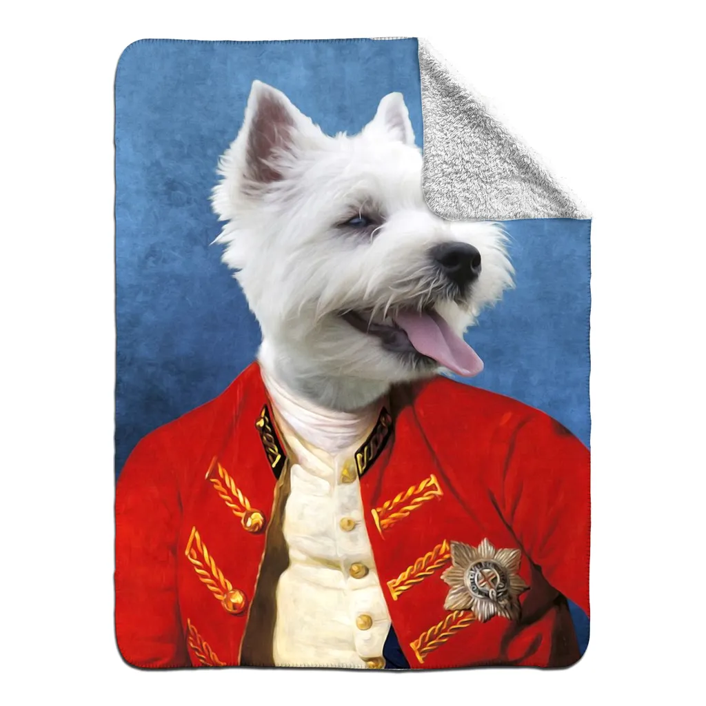 COMMANDER IN MISCHIEF - FLEECE SHERPA BLANKET