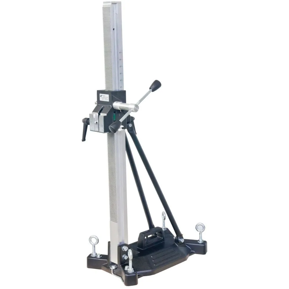 CS Unitec BST 162 V Tiltable Anchor & Vacuum Stand for Diamond Core Drills | 60mm Collar Holder, 33-1/2" Stroke,  For Drilling up to 6" Diameter | Made in Germany