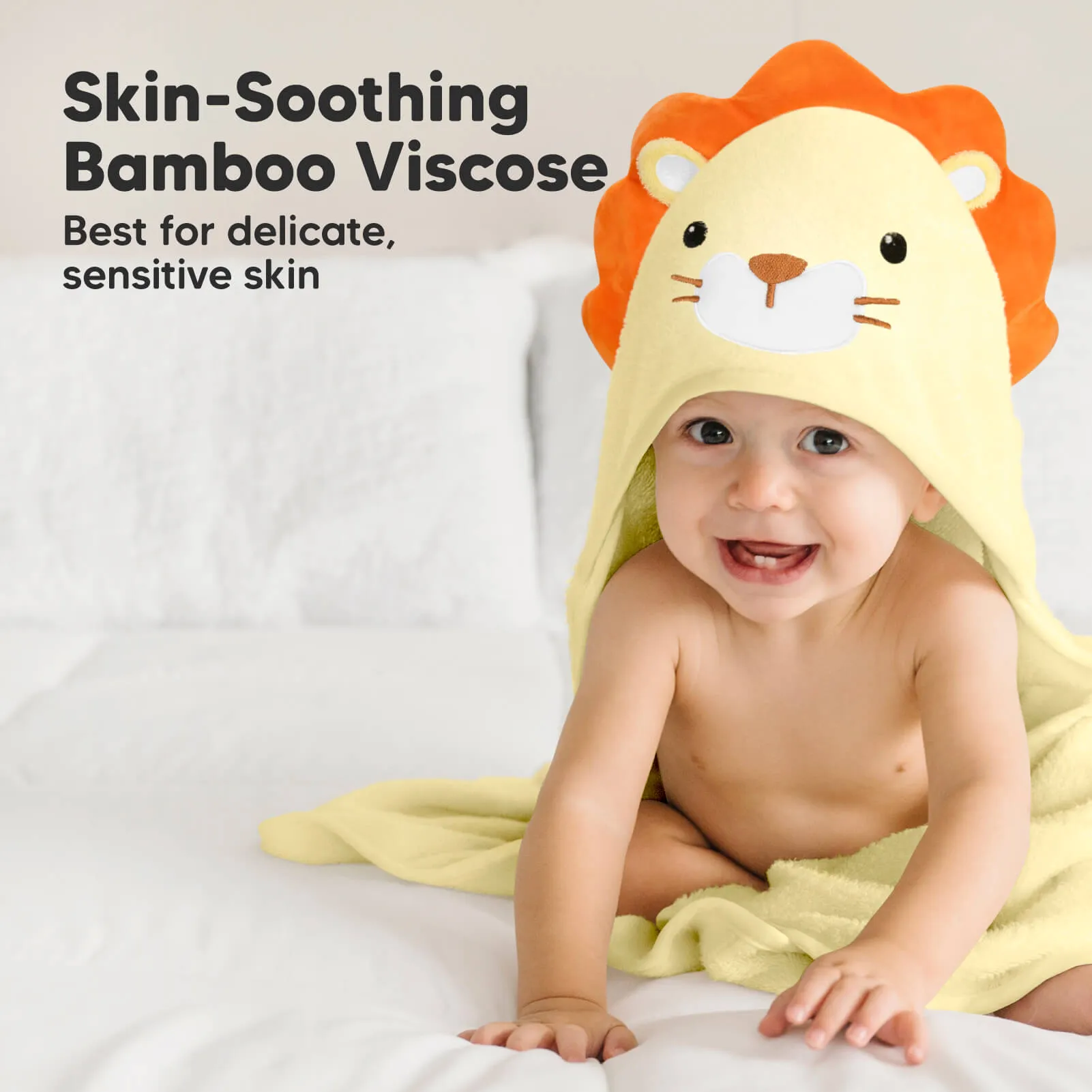 Cuddle Baby Hooded Towel (Lion)