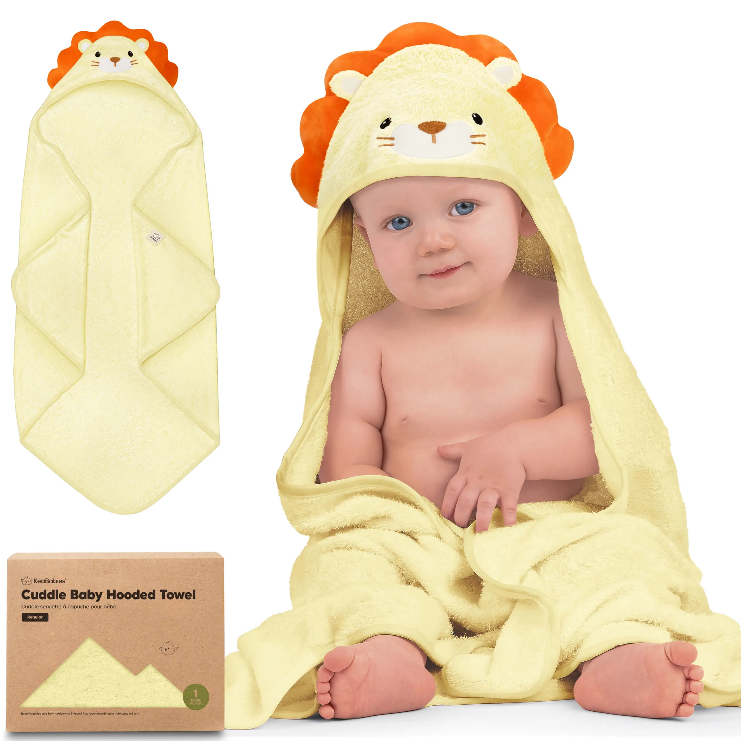 Cuddle Baby Hooded Towel (Lion)