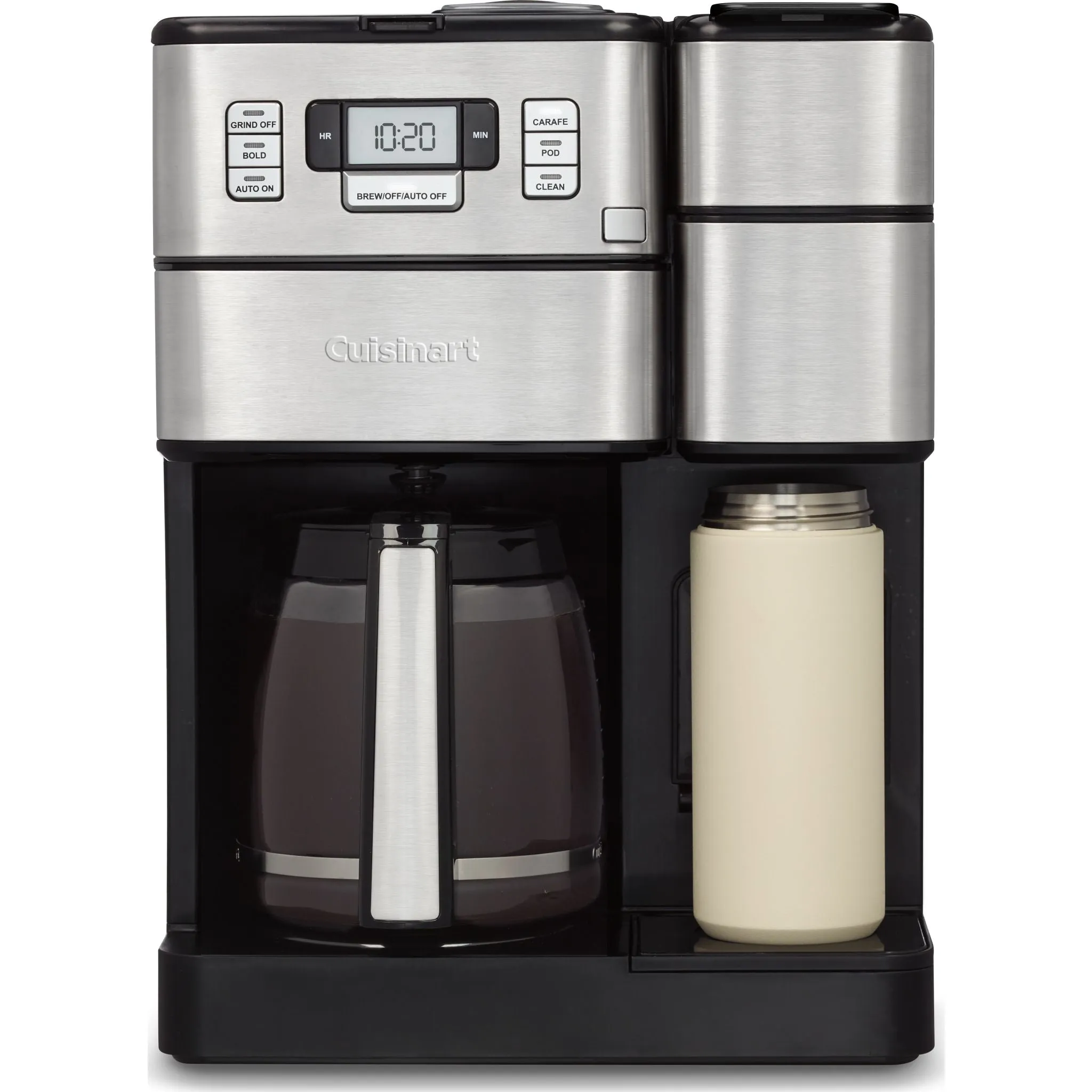 Cuisinart 12-Cup Combo Grind & Brew Coffeemaker (SS-GB1C) - Black Stainless