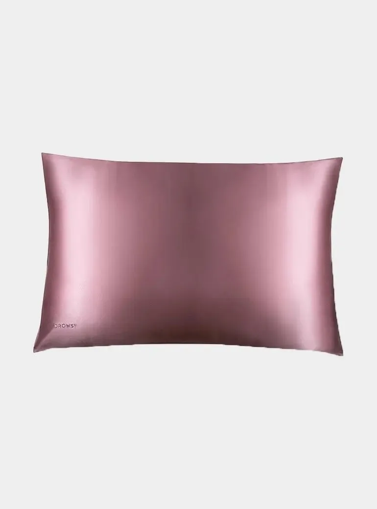 Damask Rose Silk Pillowcase