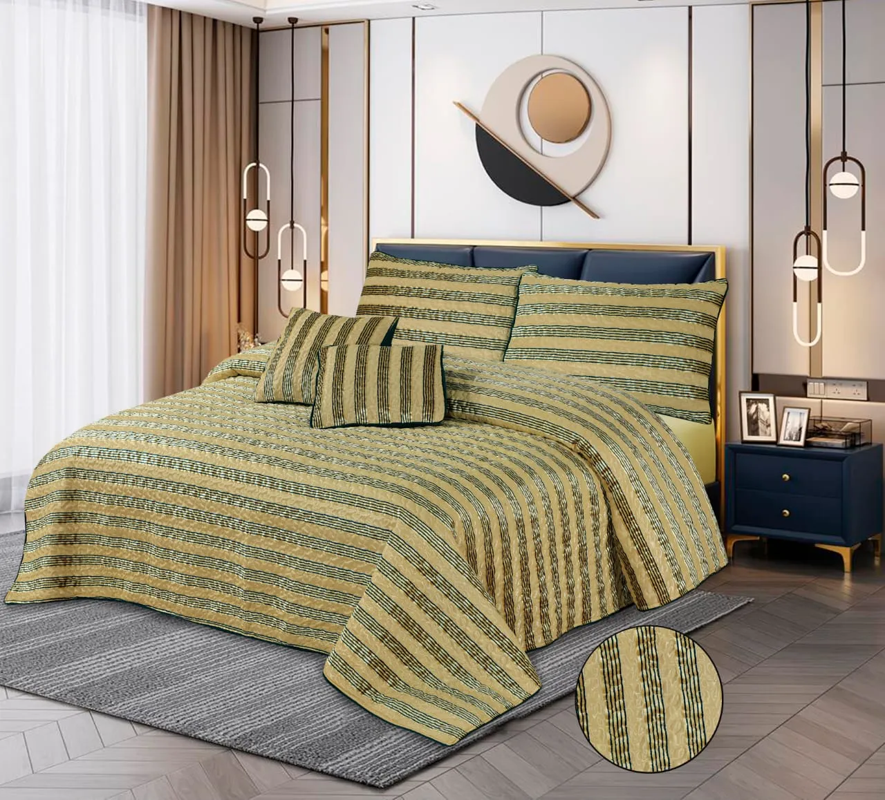 Duvet Bedspread 5Pcs Set