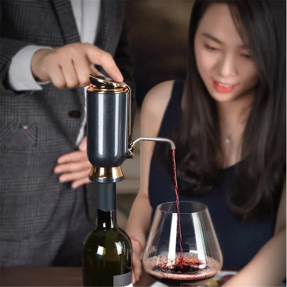 Electric Wine Vacuum Aerator Adjustable Wine Output Tool