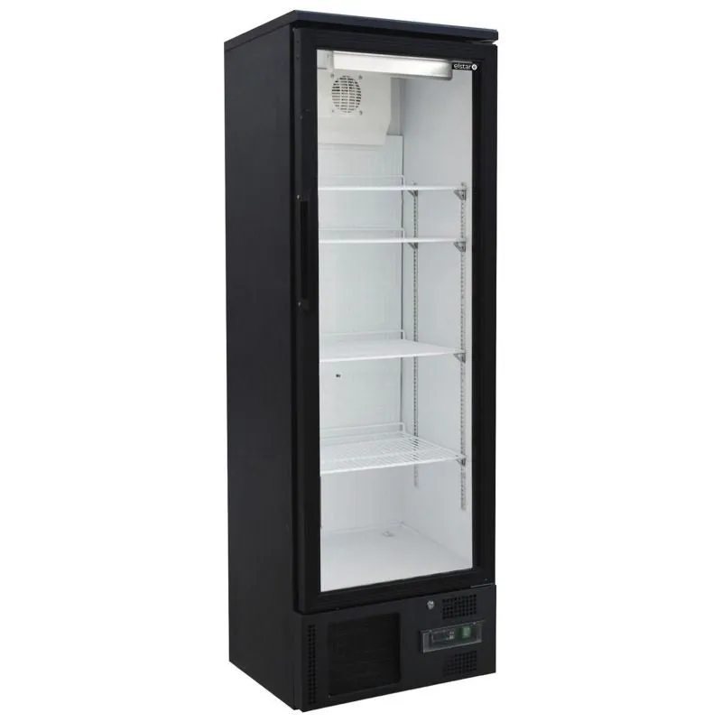 Elstar Upright Single Glass Door Back Bar Bottle Cooler Fridge - EM300H