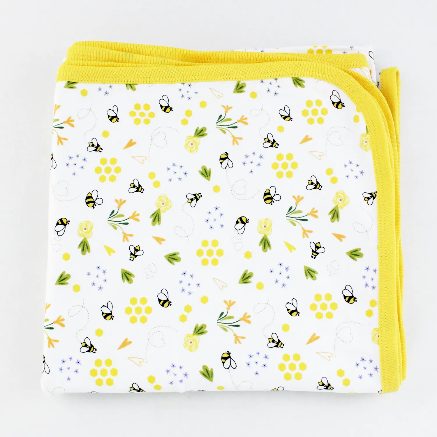 Endanzoo Organic Baby Swaddle Blanket - BumbleBee