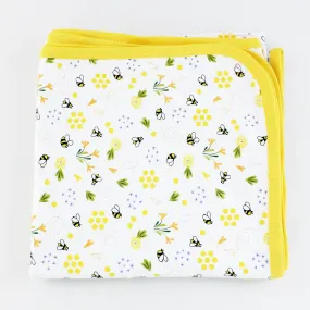 Endanzoo Organic Baby Swaddle Blanket - BumbleBee