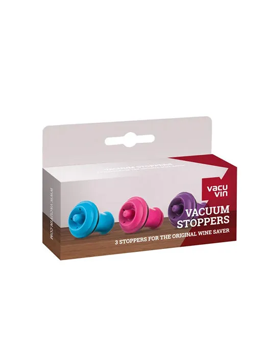 Ensemble de 3 bouchons - Vacuvin