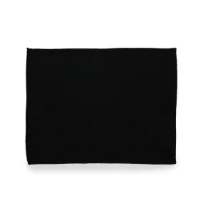 Fern Modern Yarn Throw Blanket, Black