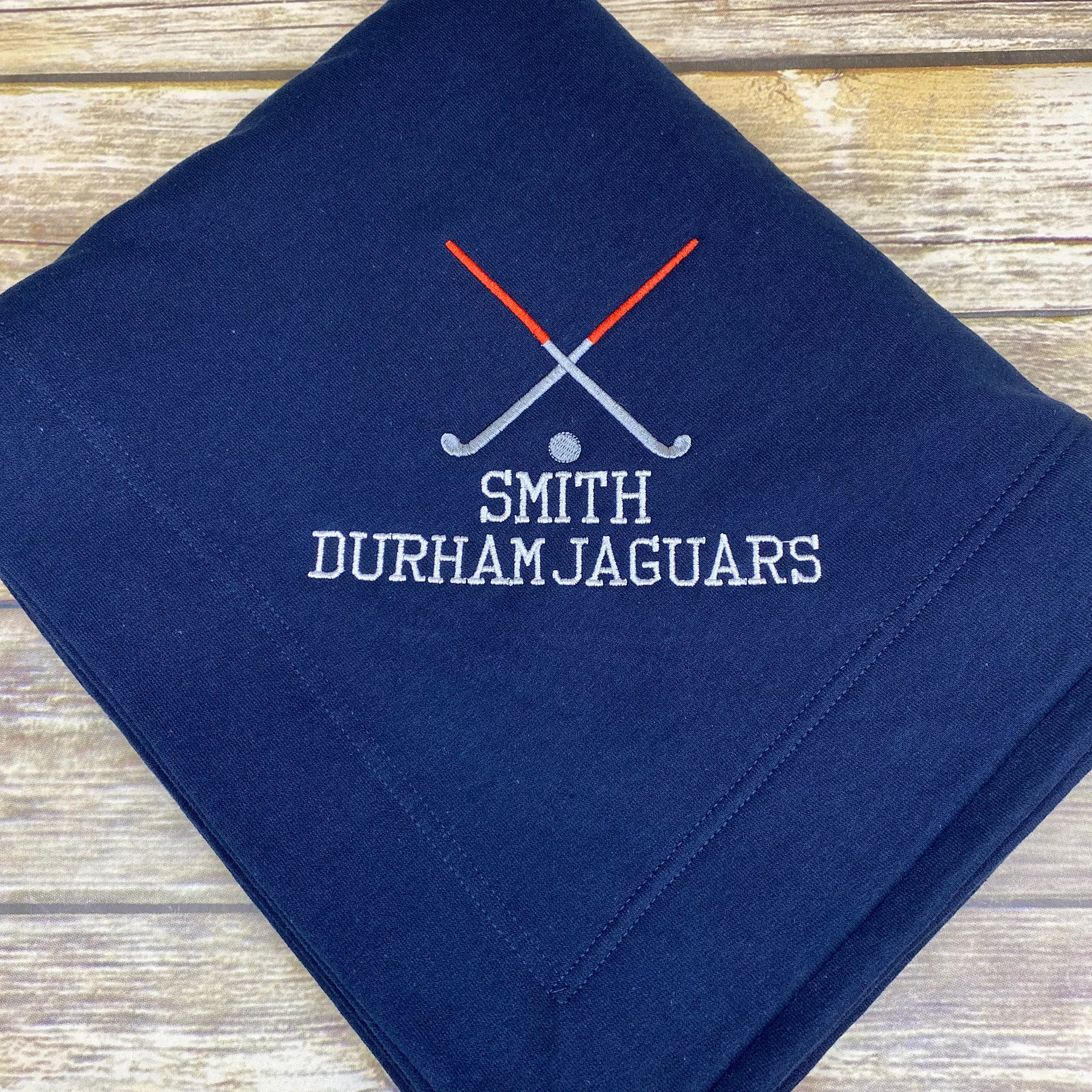 Field Hockey Team Personalized Stadium Blanket