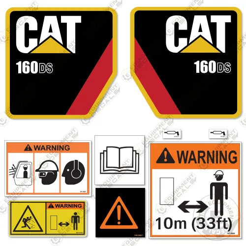 Fits Caterpillar 160DS Decal Kit Hammer