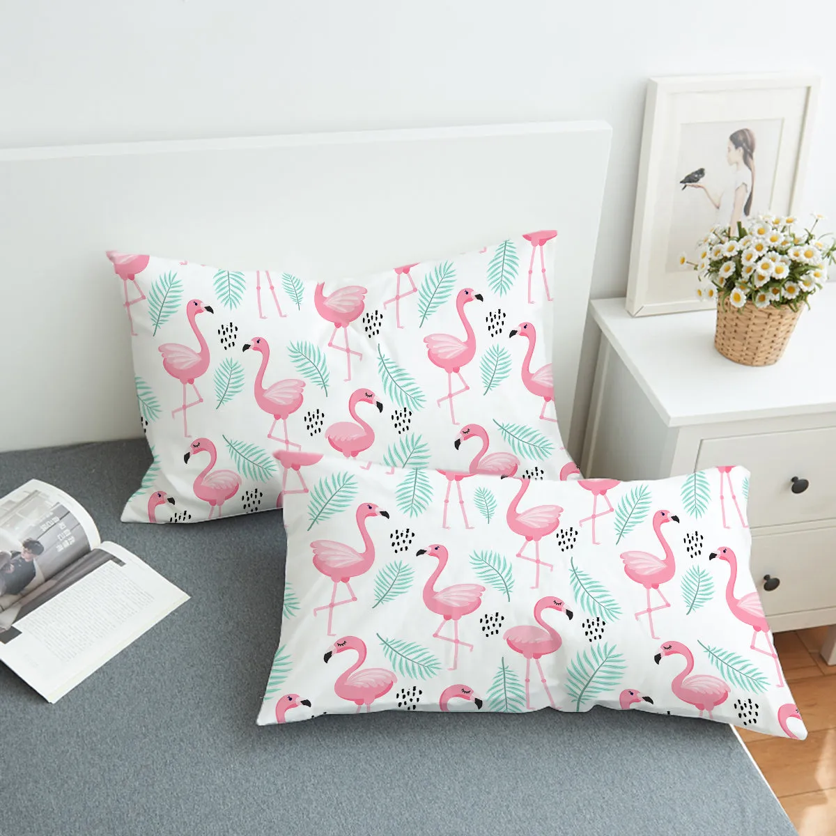 Flamingo Delight Bedding Set