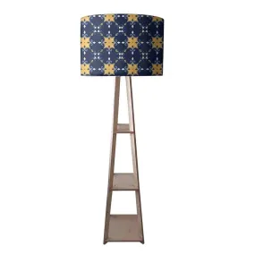 Floor Standing Lamps - Blue Yellow Design