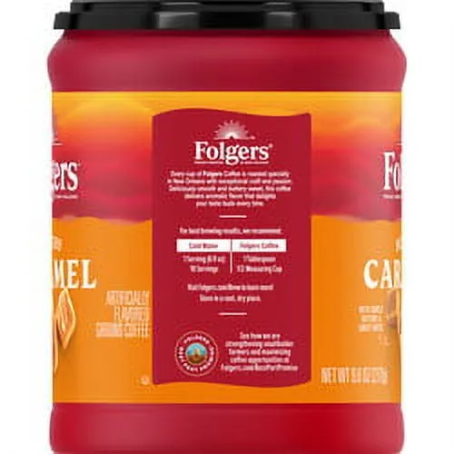 Folgers 9.6 Ounce Buttery Caramel Roast & Ground Coffee