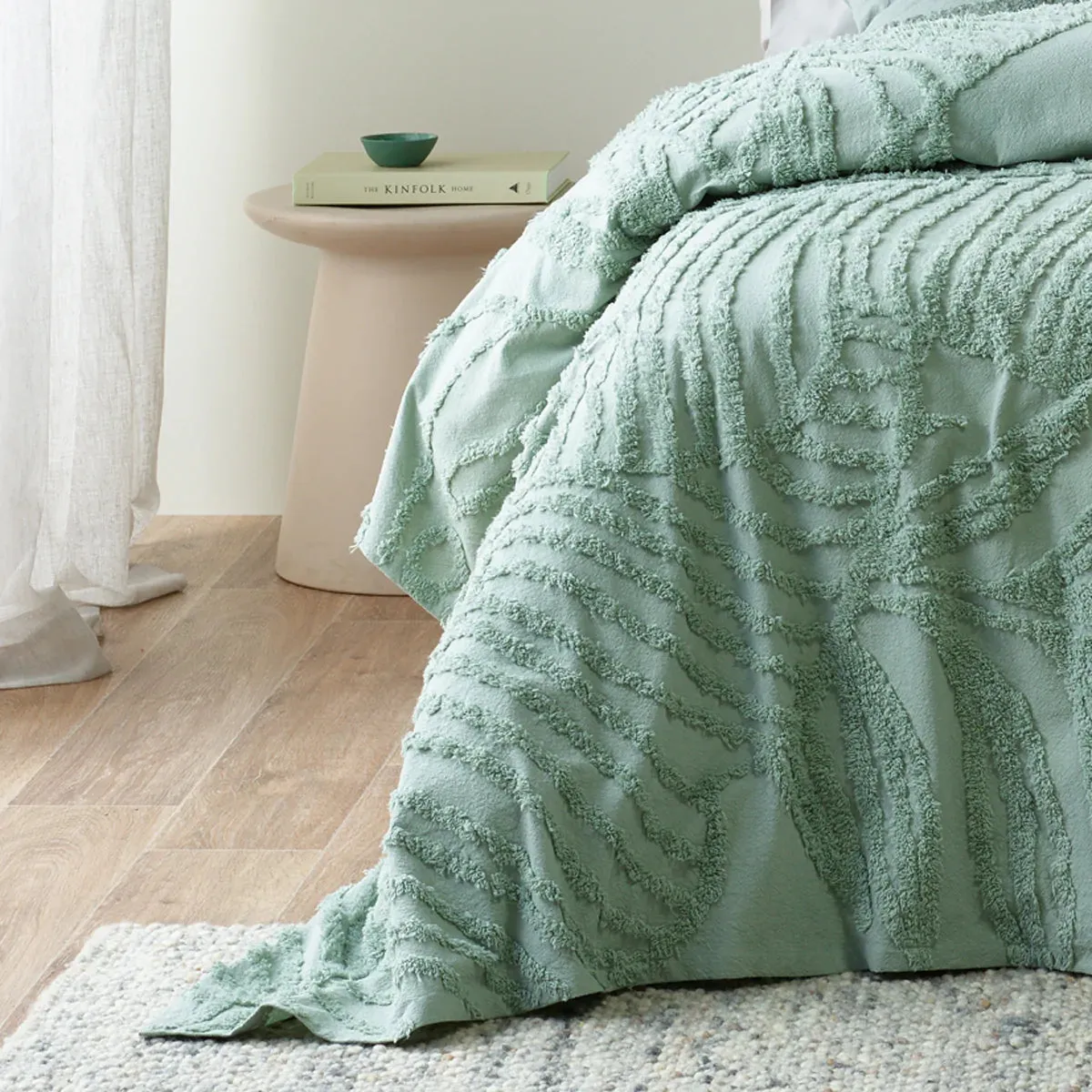 Foliage Sage Bedspread by Bianca