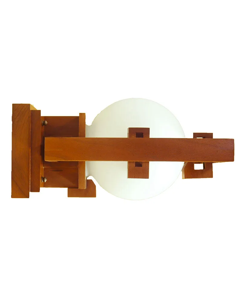 Frank Lloyd Wright Robie Wall Sconce Lamp - Cherry