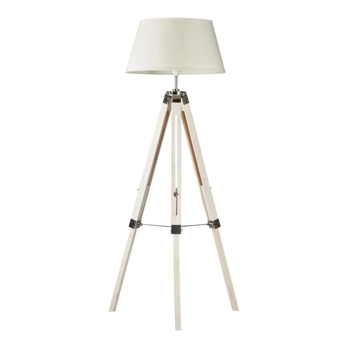 Fremont Tripod Floor Lamp White Shade - White