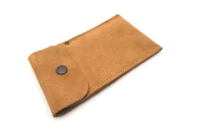 French Leather Cabinet Scraper Case Holder Wallet