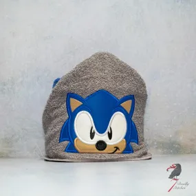 Gamer Hedgehog Hooded Bath Towel