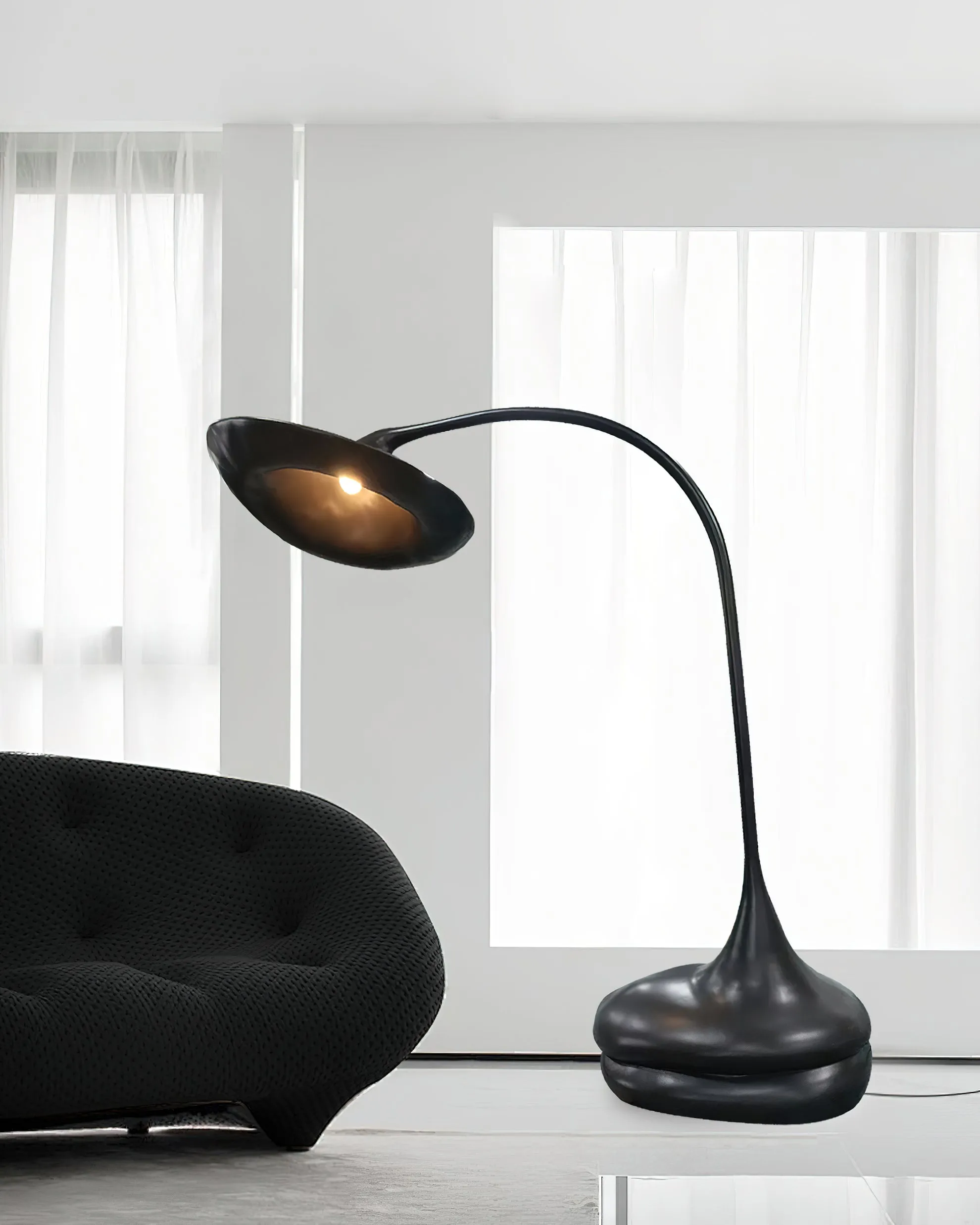 Giselle Black Floor Lamp