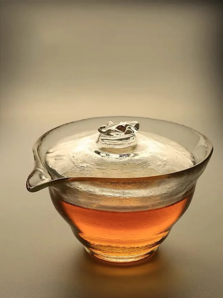 Gohobi Handmade Tea Glass Gaiwan  Hohin Teapot