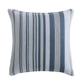 Hunter Indigo European Pillowcase by Logan and Mason Platinum