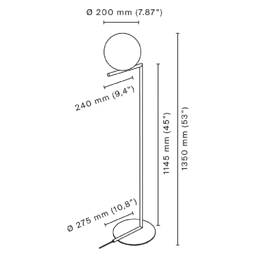 ic floor lamp| flos