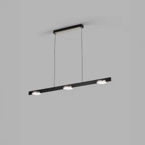 Inlay Linear Disc Pendant Light