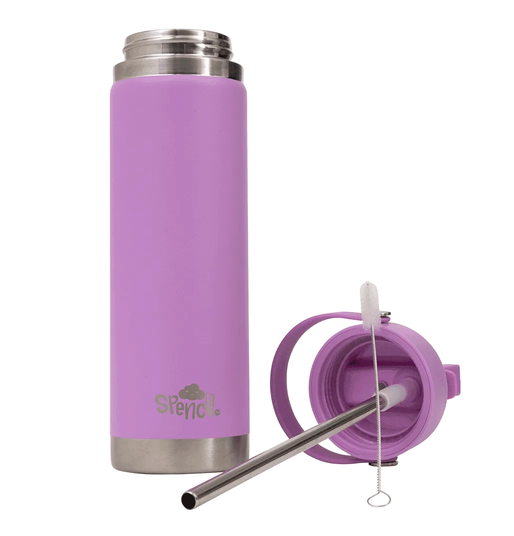 Insulated Water Bottle 650ml - Lilac