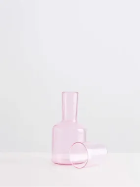 J'ai Soif Carafe & Glass - Pink