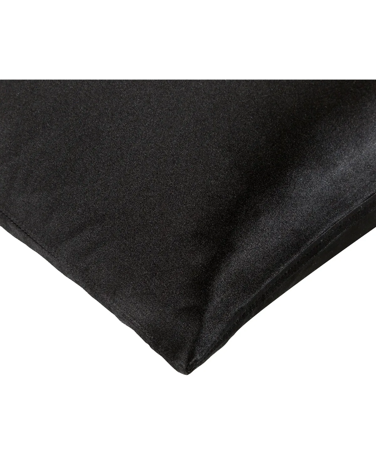 Jana Set - Silk Pillow Case & Eye Mask in Midnight Black