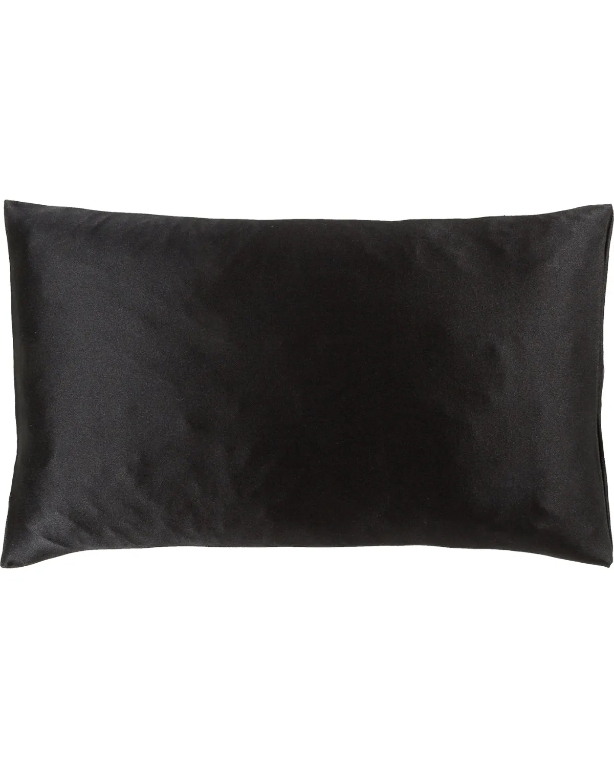 Jana Set - Silk Pillow Case & Eye Mask in Midnight Black