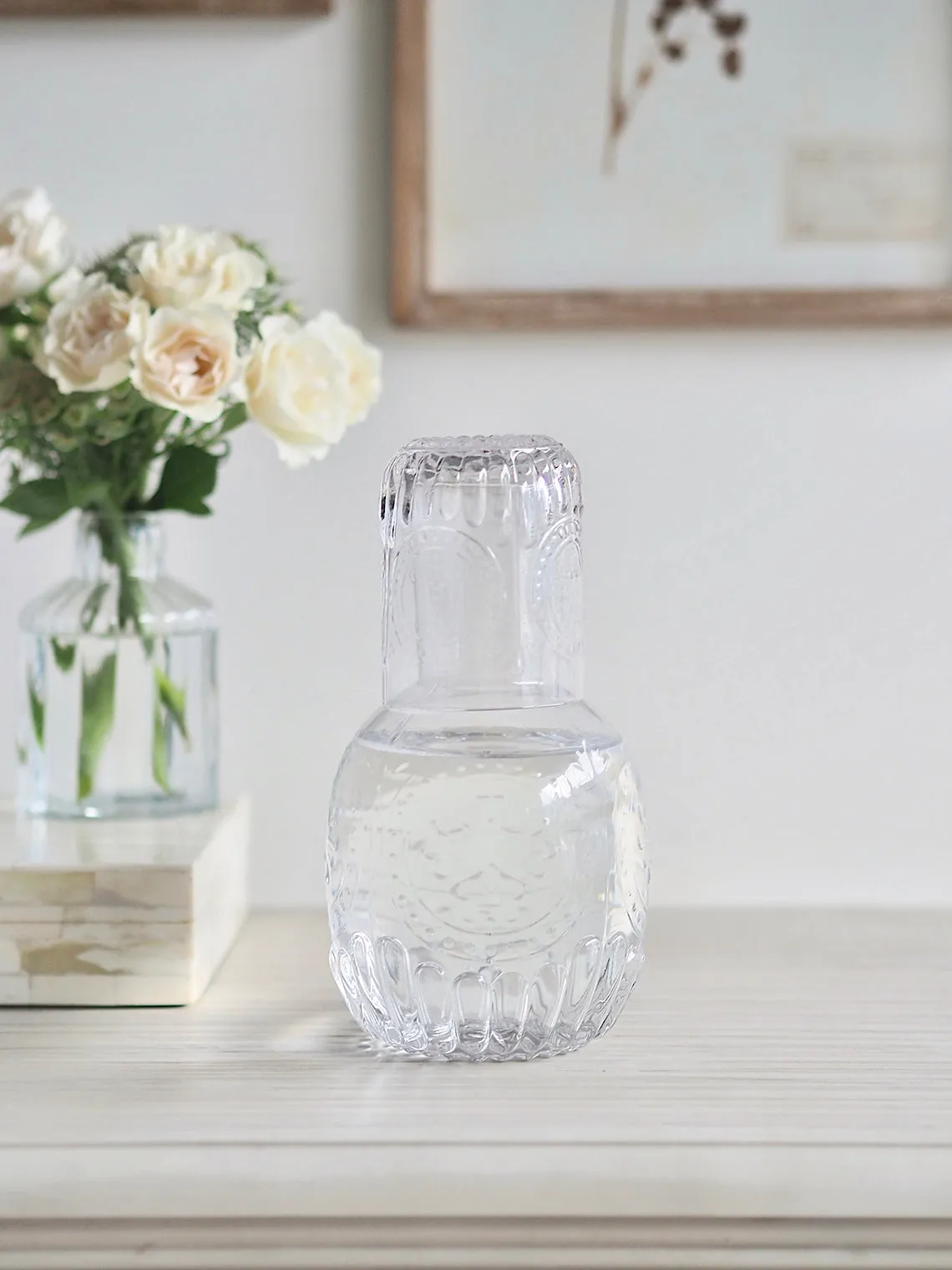 Julie Embossed Bedside Carafe