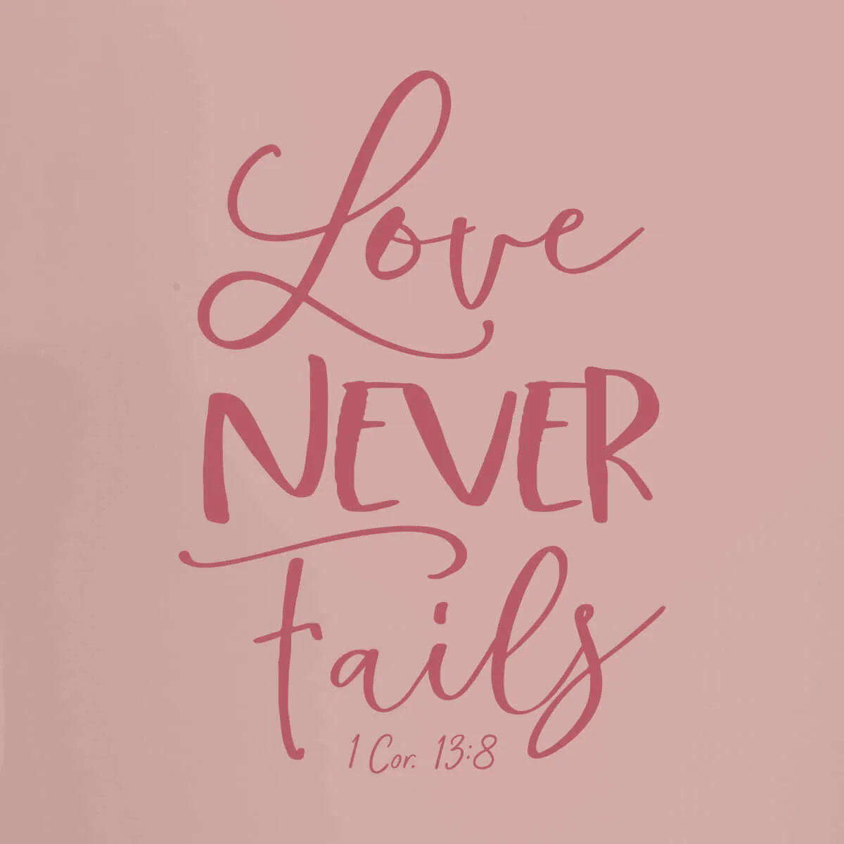 Kerusso 15 oz Stainless Steel Mug With Handle Love Never Fails