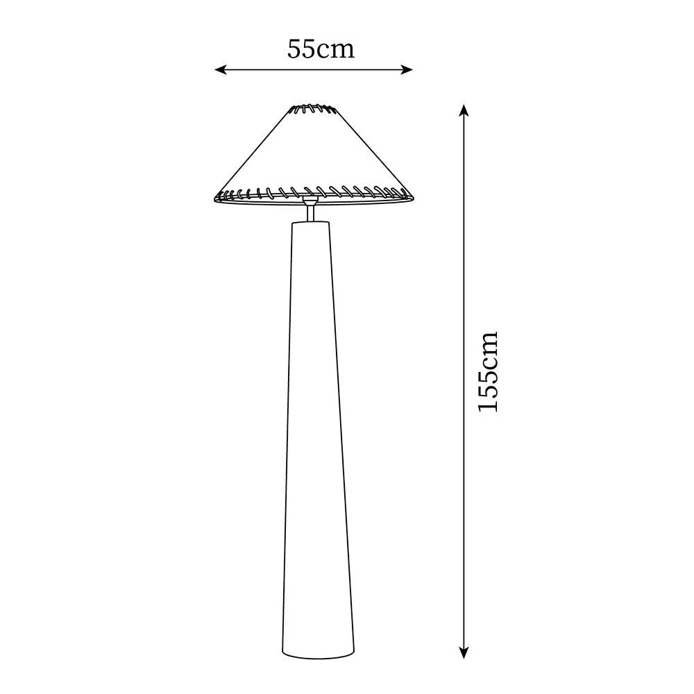 Kibo Wood Floor Lamp