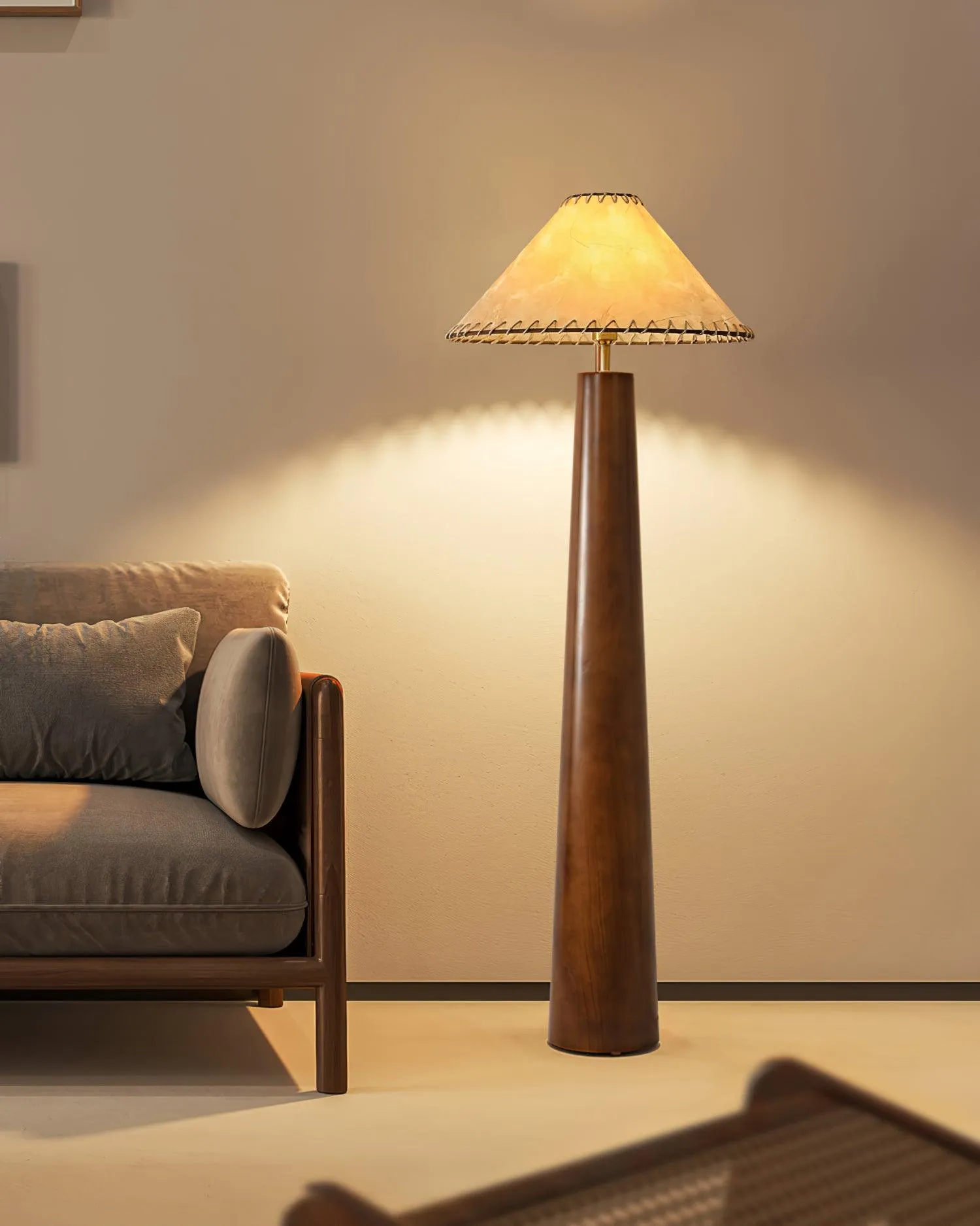 Kibo Wood Floor Lamp