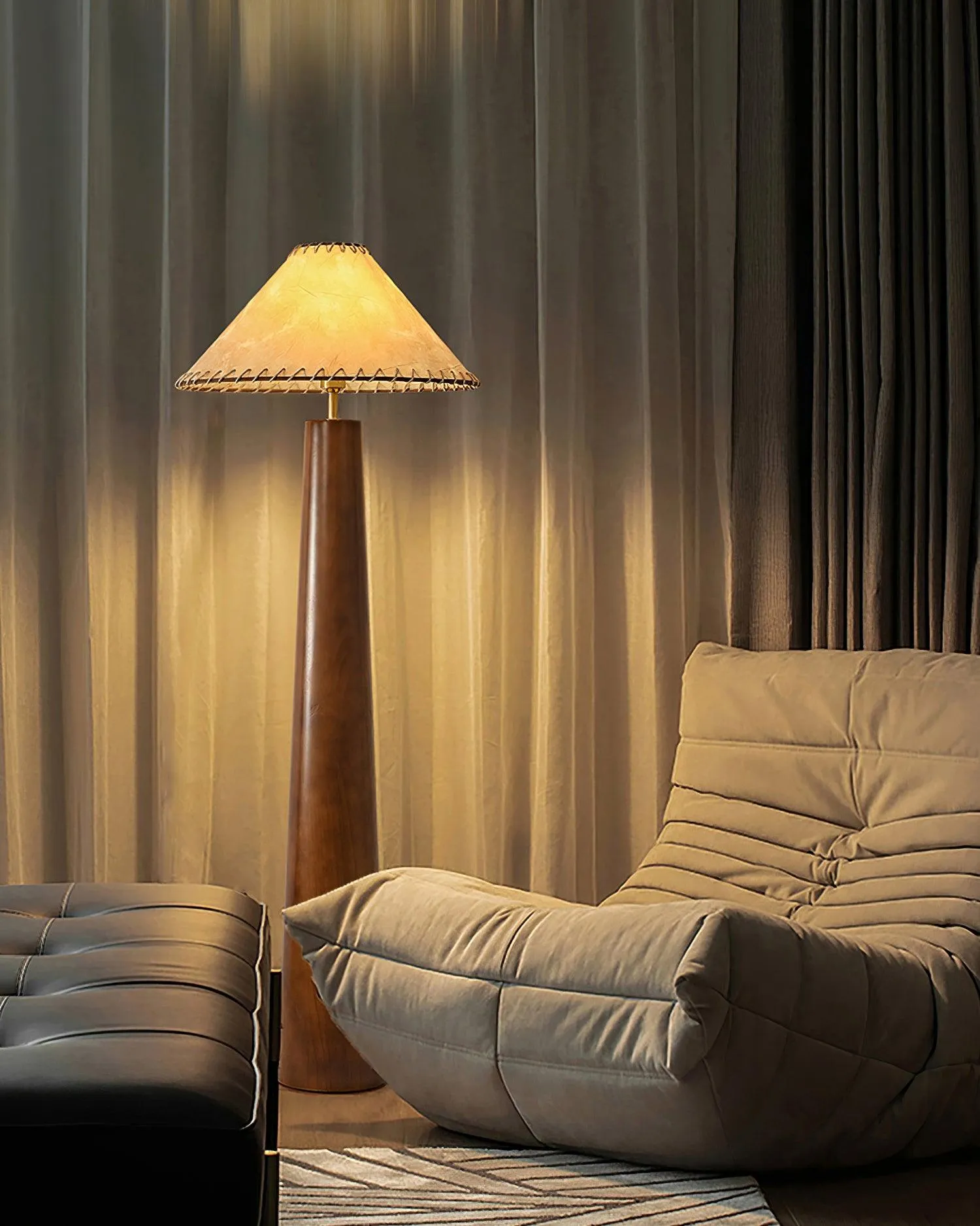 Kibo Wood Floor Lamp