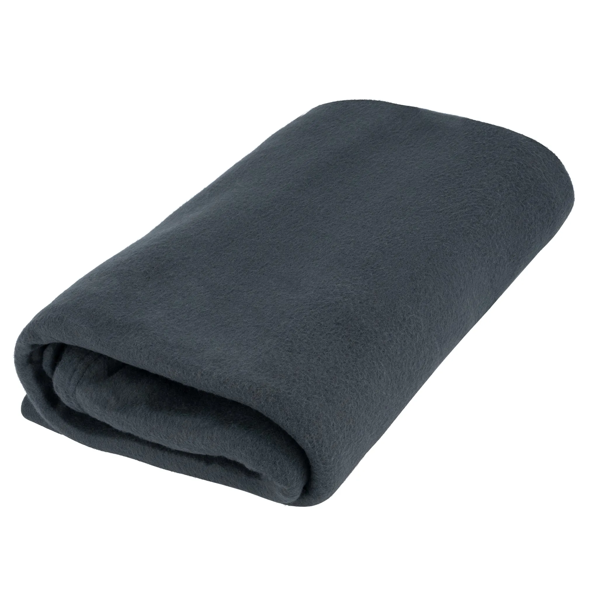 King Size Plain Fleece Blanket - 150 x 200cm - Dark Grey