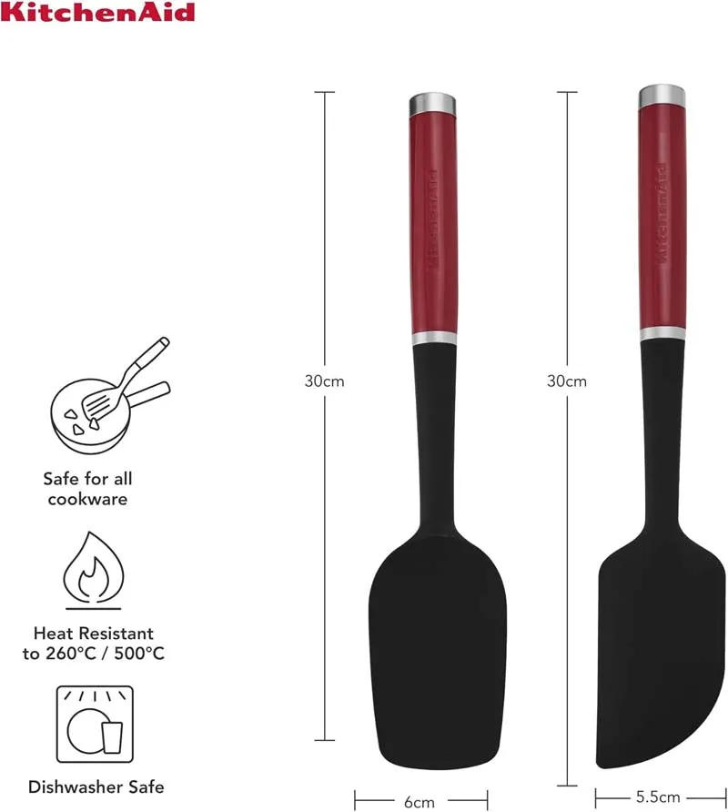 KitchenAid Spatula Set Silicone (2pc)