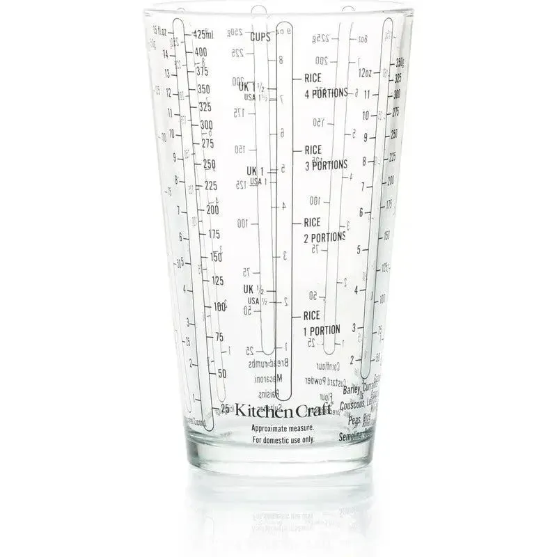 Kitchencraft 425ml Glass Measuring Cup