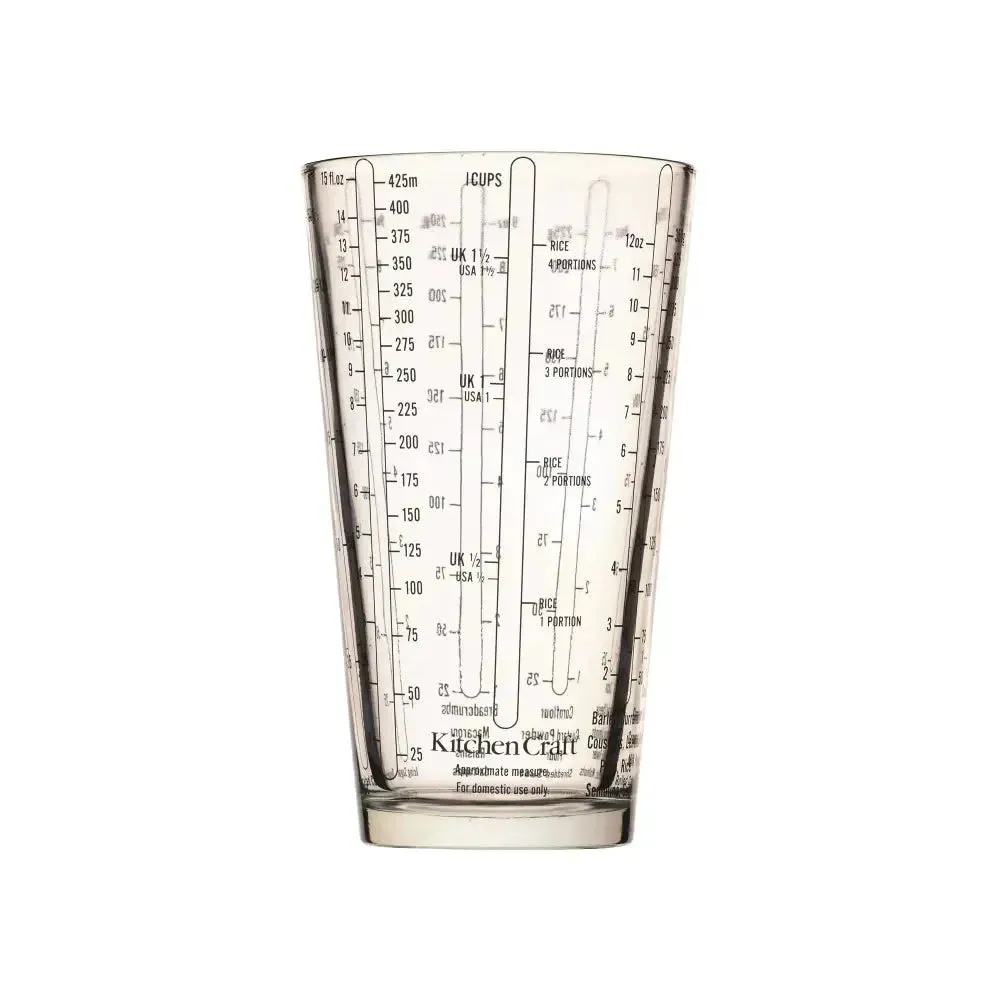 Kitchencraft 425ml Glass Measuring Cup