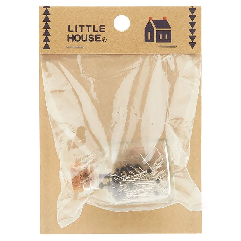 Little House Pin Bottle - Black