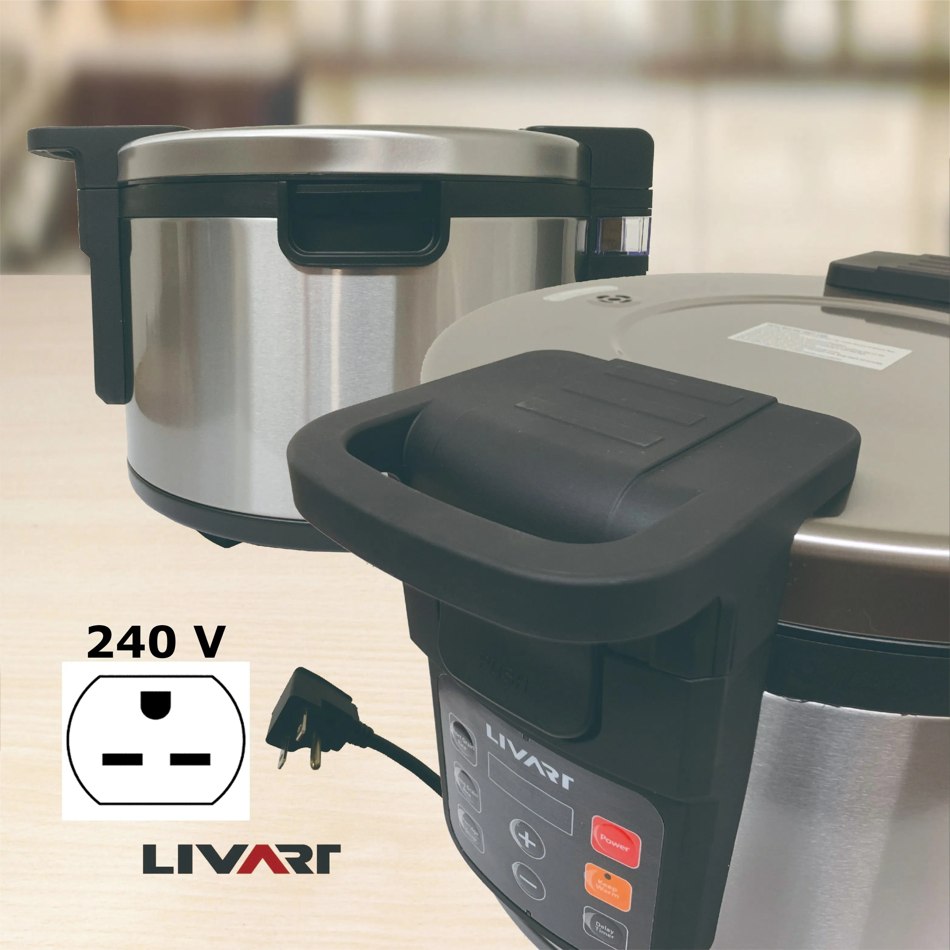 Livart Commercial 45 Cup Rice Cooker