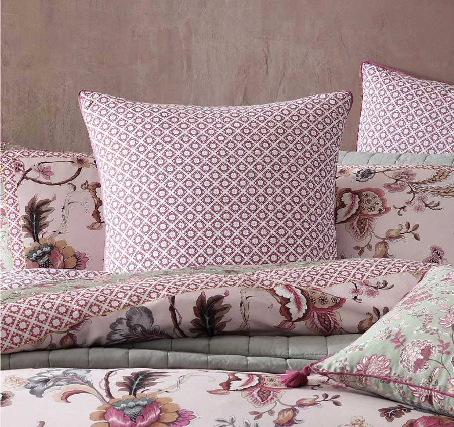 Lorelai European Pillowcase Rose