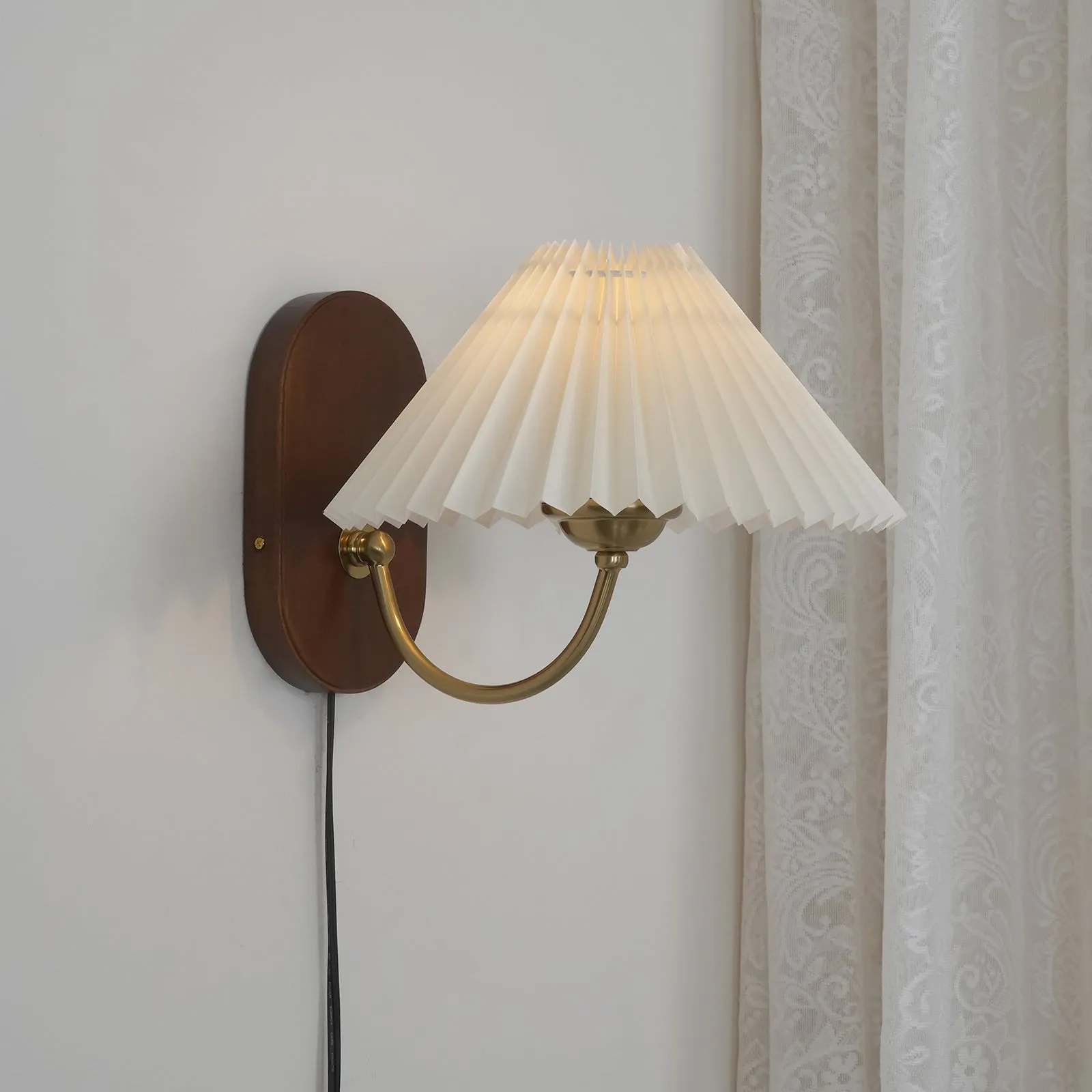 Louise Plug In Wall Lamp 12.2″