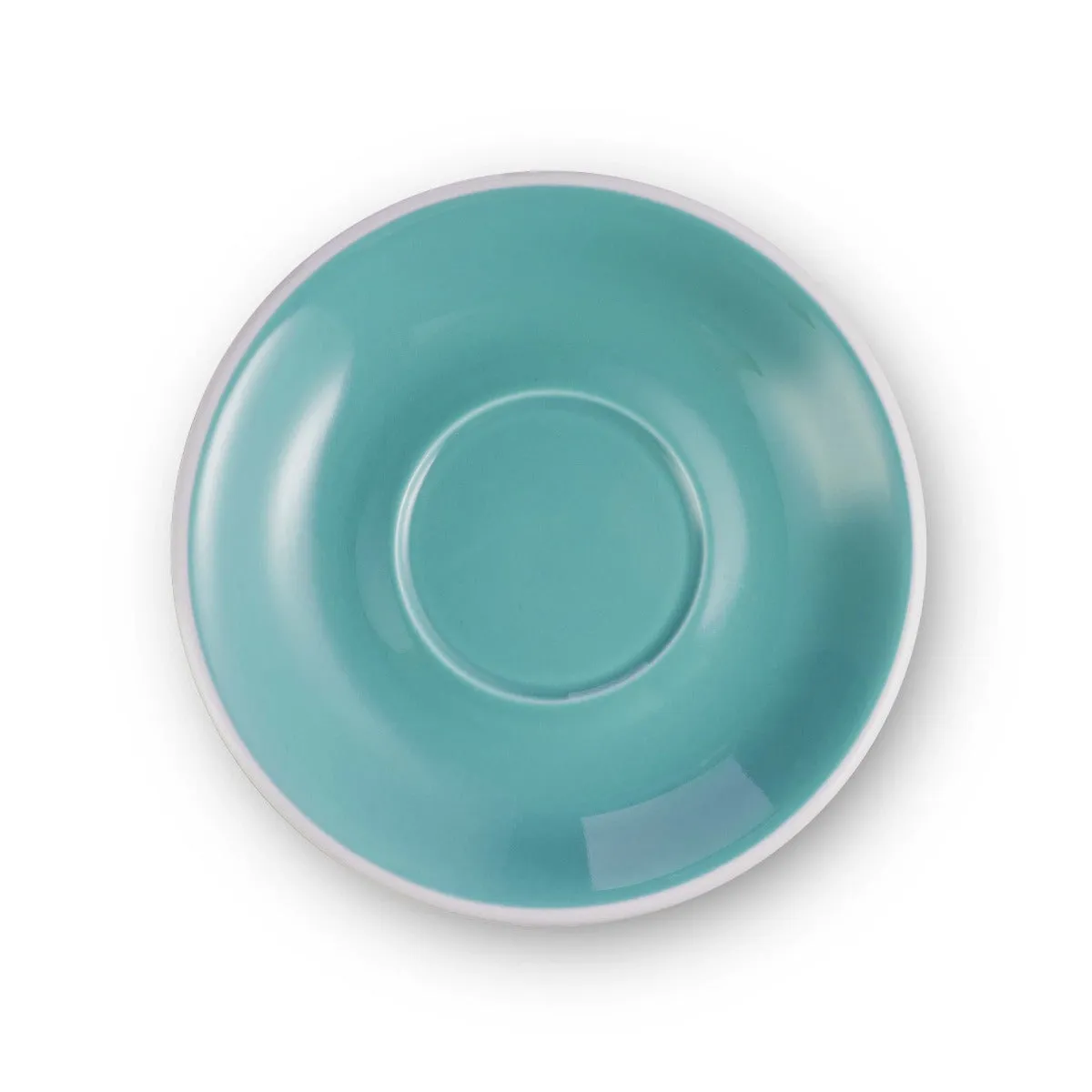 Loveramics Egg Style Cappuccino Cup & Saucer - Teal (6.7oz/200ml)