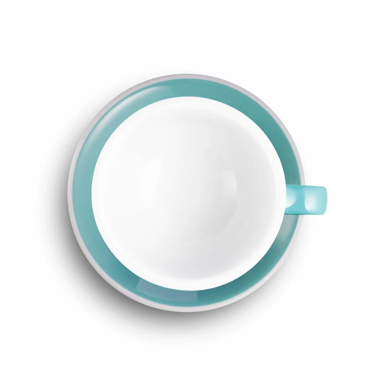 Loveramics Egg Style Cappuccino Cup & Saucer - Teal (6.7oz/200ml)